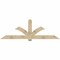 Ekena Millwork Redmond Rough Sawn Timber Gable Bracket, Douglas Fir, 96"W x 32"H x 2"D x 6"F, 8/12 Pitch GBW096X32X0206RED00RDF - alternate 1
